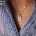 Reserved for Monica - Two silver 5/8 inch monogram necklaces - letters JRM and MRE - EMS shipping