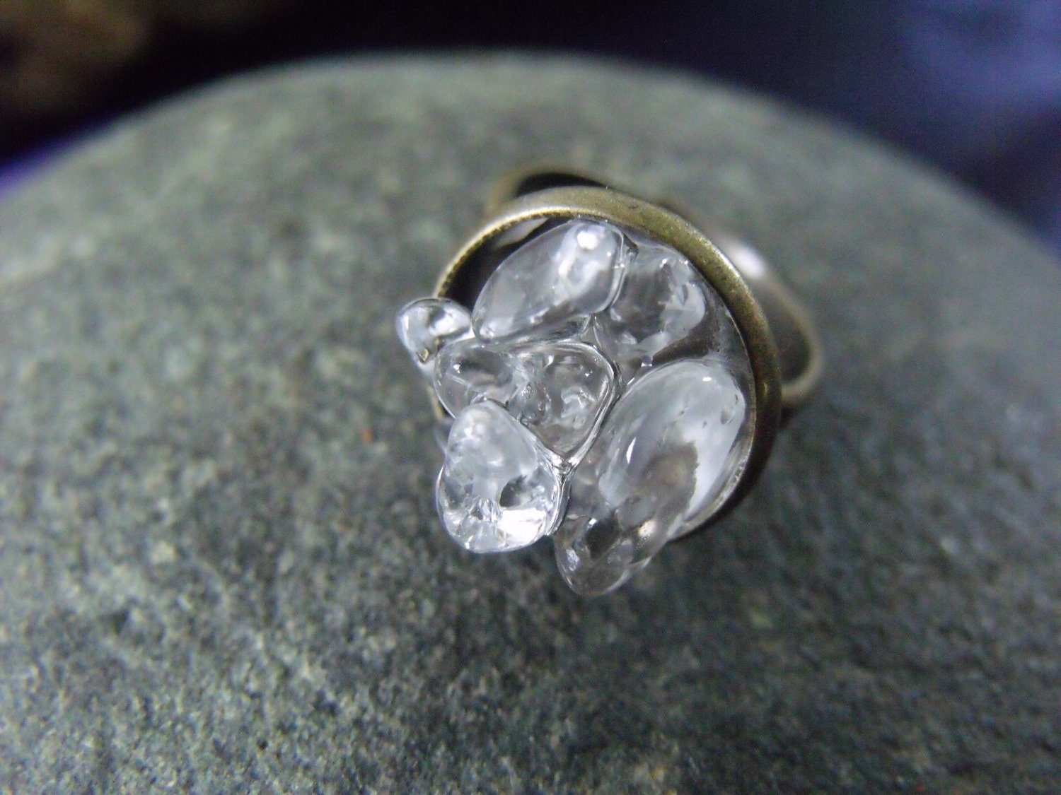 Clear Quartz Crystal Ring