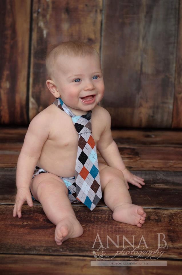 Diaper Cover and Necktie - Baby Bloomers