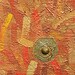 Small Oil Encaustic painting and Assemblage on Reclaimed Wood. "Trace 3"