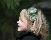 Upcycled Flowered Headband - Your Dress, My Creation -Turn Your Dress into Something She Can Wear Forever
