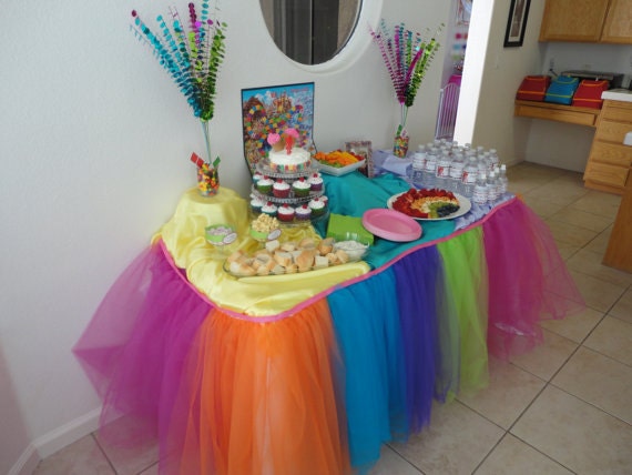 Tutu Table Skirts You Pick the Colors