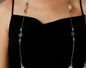 Sterling Silver Rose Quartz Necklace