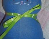 Blue Cat Pillow Plush Softie