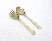 Vintage fork and spoon serving kitchen fruit salad - SoYesterdaySoCool Vintage fork and spoon serving kitchen fruit salad - SoYesterdaySoCool
