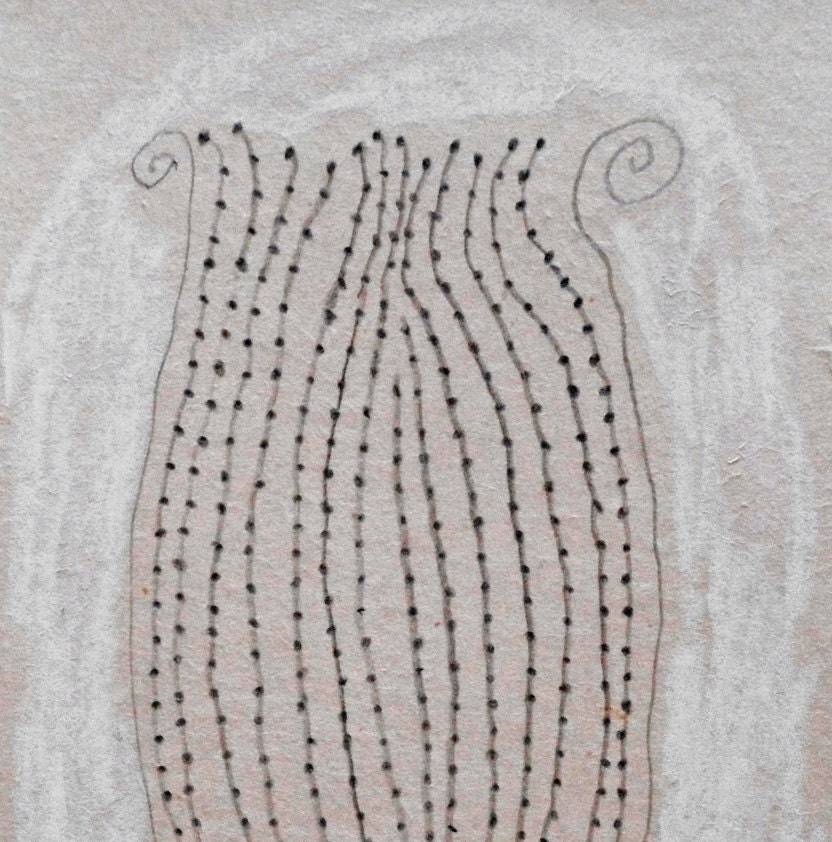 April 8, 2012 / Daily Drawing on Japanese Paper