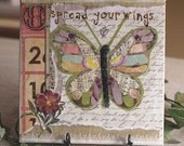 Butterfly Mixed Media "Spread Your Wings"