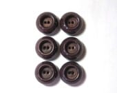 Vintage large plum buttons