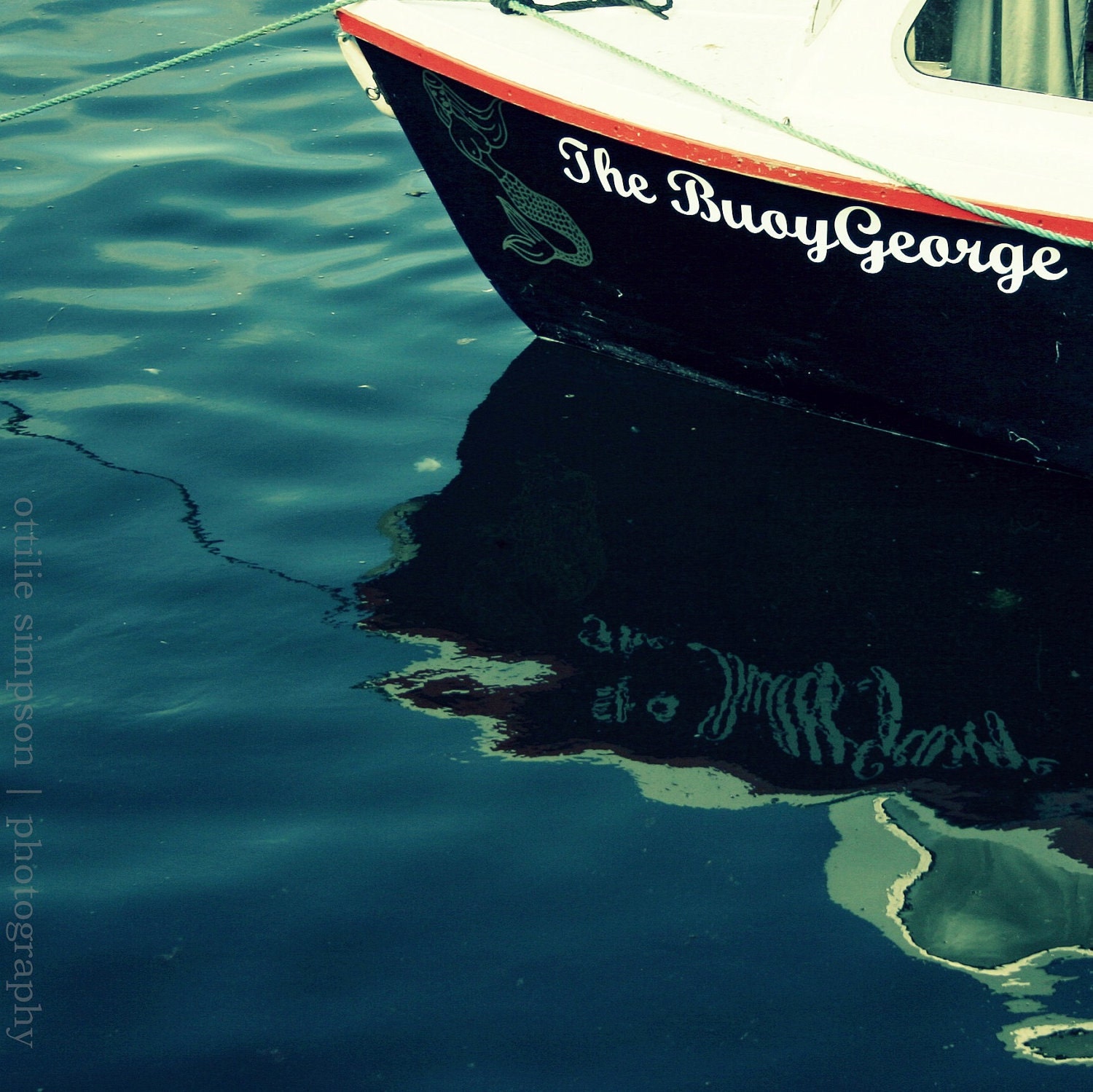 The Buoy George, Fishing Boat, Seaside- Fine Art, 12'' x 12 '', Photographic Print