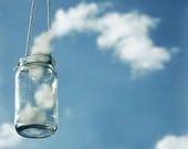 Jar Cloud Dispenser Sky, Conceptual - Fine Art 8'' x 8'' Photographic Print