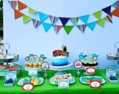 Retro Surf Printable Party Collection- Custom Surf Party
