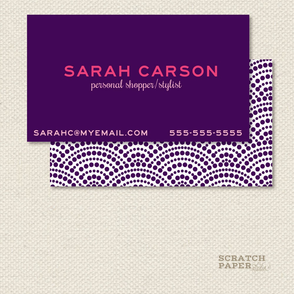 In Style  Calling Card