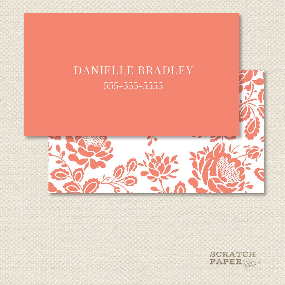 Bouquet Calling Card