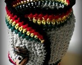 Rastafari Crochet Cuff