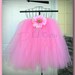 Maisie - Tutu Dress - Flower Girl Dress - Candy Pink Tutu Dress with Pink Gerbera Daisy - Available in Infant, Toddler and Girls Sizes