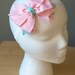 Baby Girl's First Birthday Outfit - Cupcake Onesie, Tutu and Matching Headband - Tiffany Blue and Baby Pink