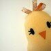 Yellow Chick Plushie - Bird Plush Toy - Baby Toy