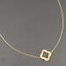 Clover 14K gold filled necklace-simple everyday jewelry