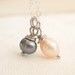 Mix pearls Sterling silver necklace-simple everyday jewelry