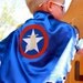 Custom Initial/College Letter Superhero Cape
