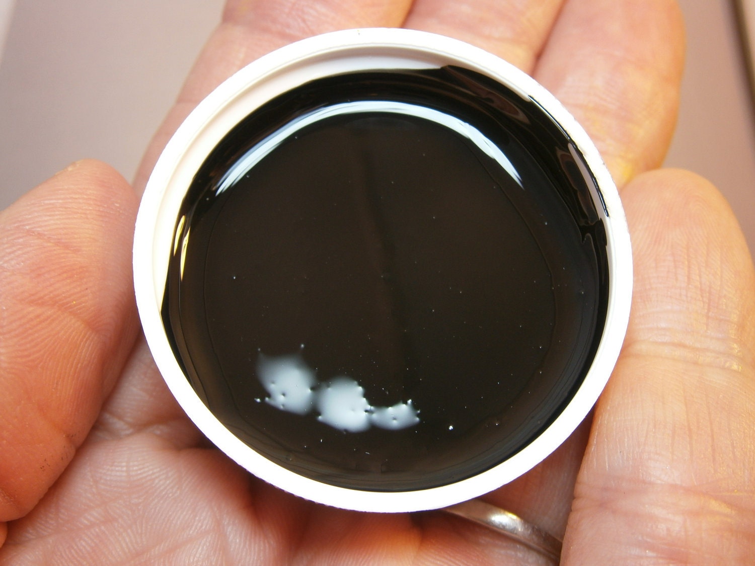 Absolute Black Color Base Franken Nail Polish - 8 OUNCE Black Base