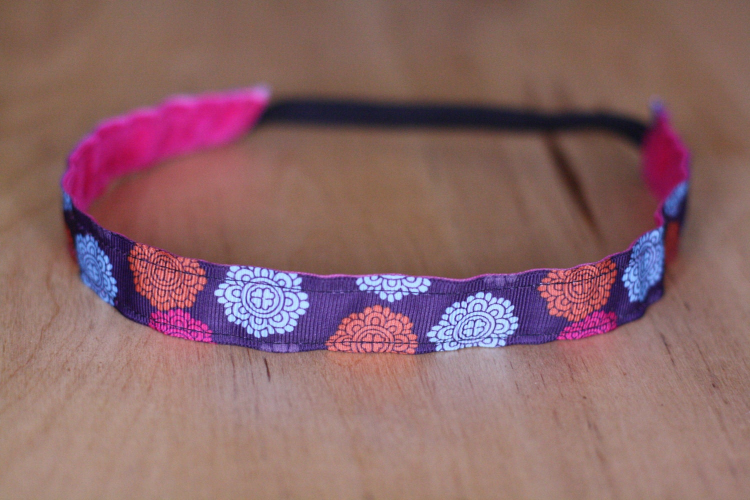 Fun Floral Non-Slip Headband - 7/8"