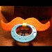 Luck of the Irish Mustache Pacifier - Orange Strongman