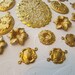 Victorian Style Raw Brass Floral Stampings & Filigree Mix Assortment (20 pieces)