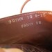 Vintage brown leather flat lace up ankle granny boots grunge sz 8