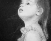 original drawing print " Beautiful Dreamer"