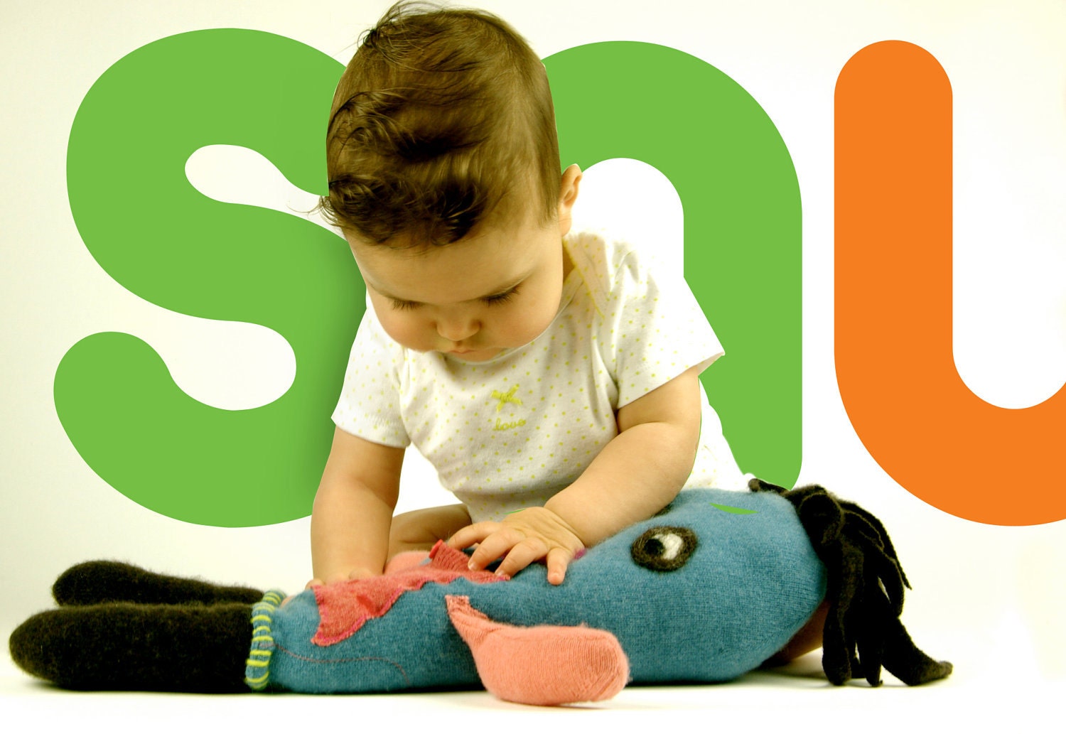 Boo boy  snUGGLY Ugly monster cashmere doll, plushy  doll