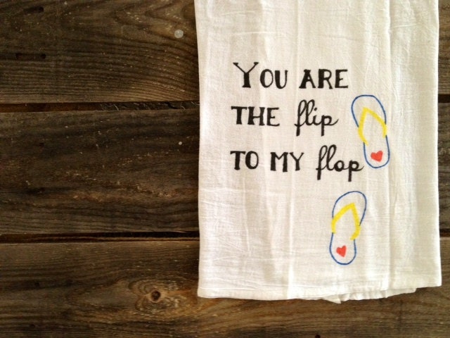 Flip Flop Tea Towel