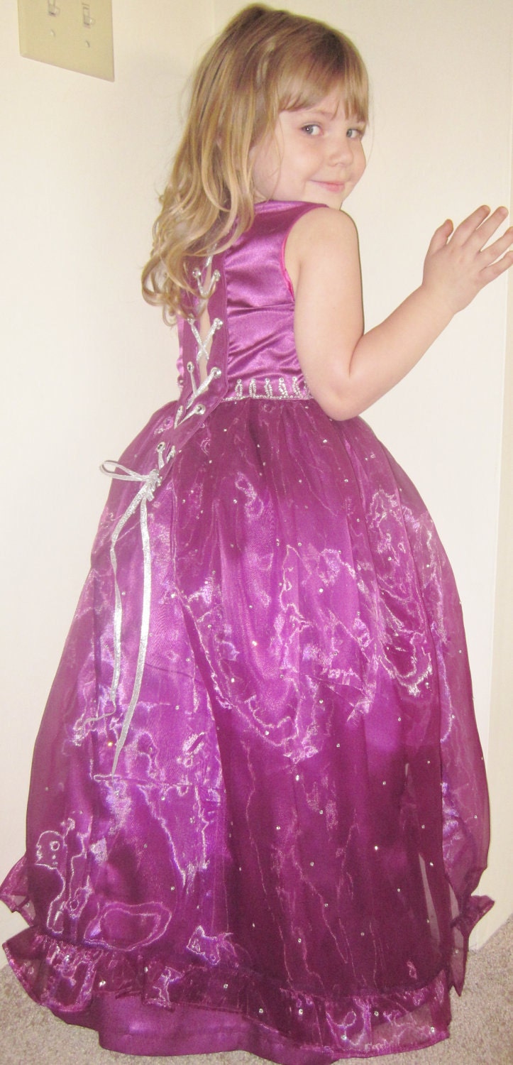 Custom Girls Formal Dress, Pageant Dress, Flower Girl Dress, Princess Dress, First Communion
