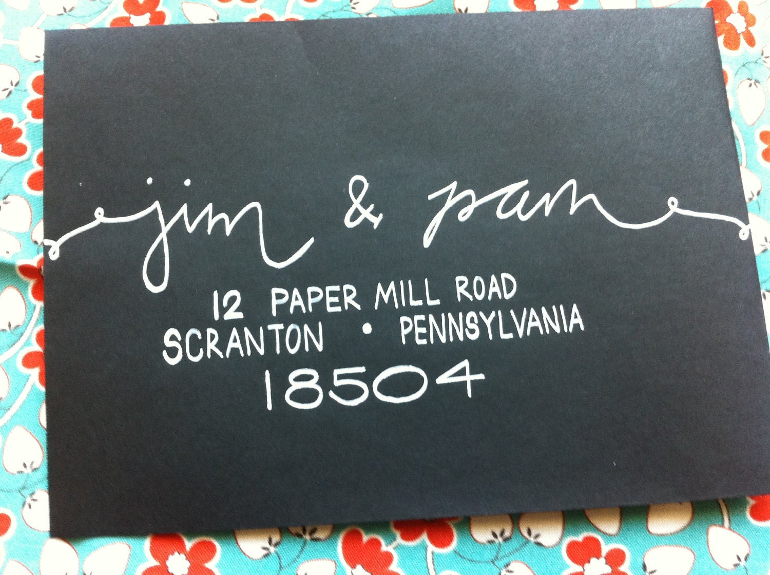 Calligraphy Envelopes for invitations Wedding