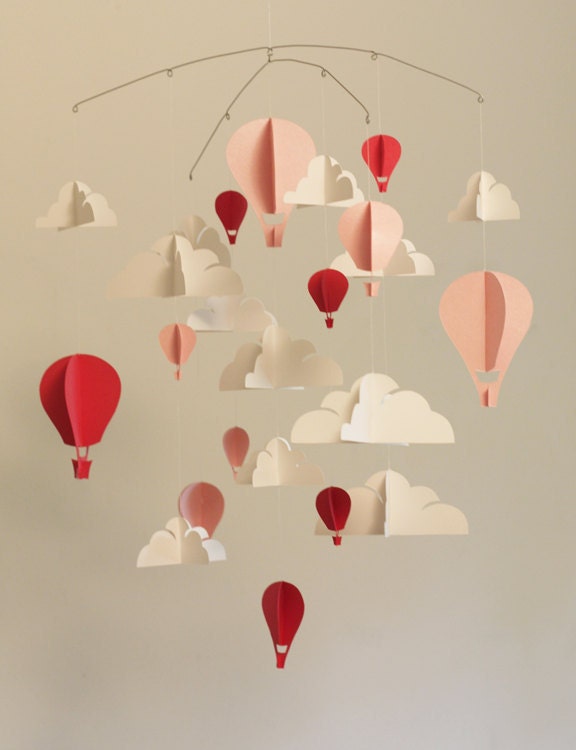 Hot Air Balloon Paper Mobile