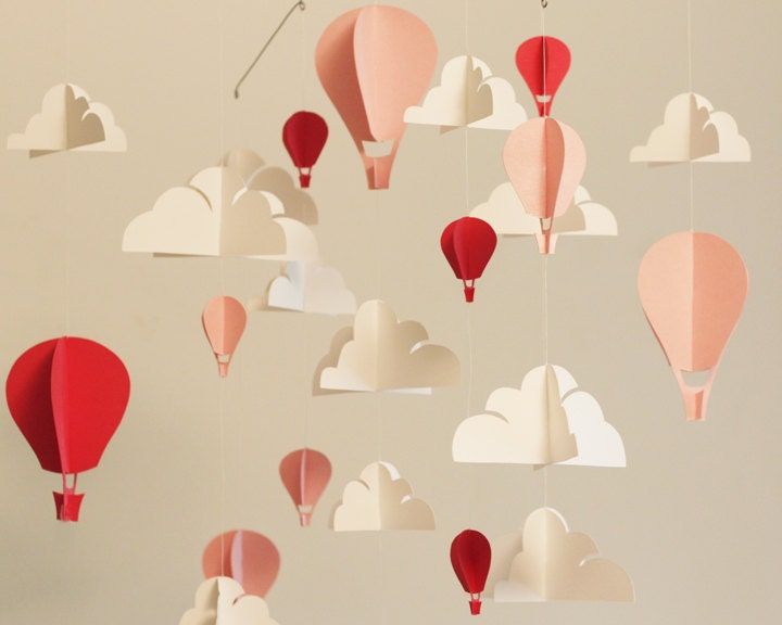 Hot Air Balloon Paper Mobile
