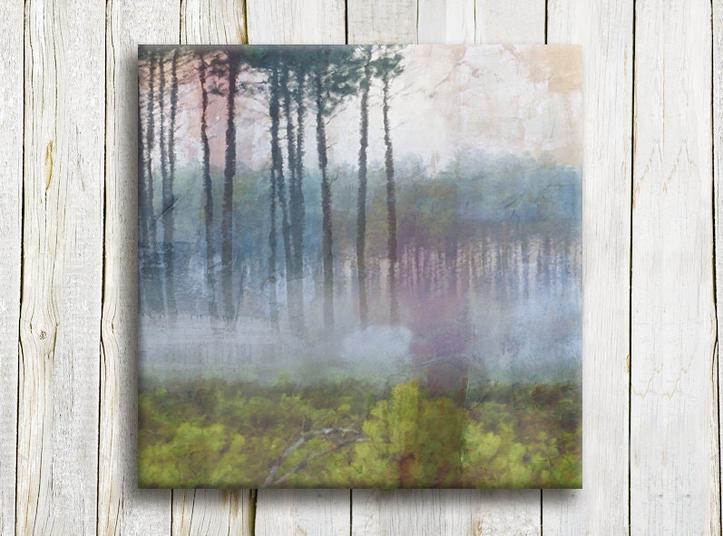 Canvas art, Landscape art,  12"/12", FREE SHIPPING