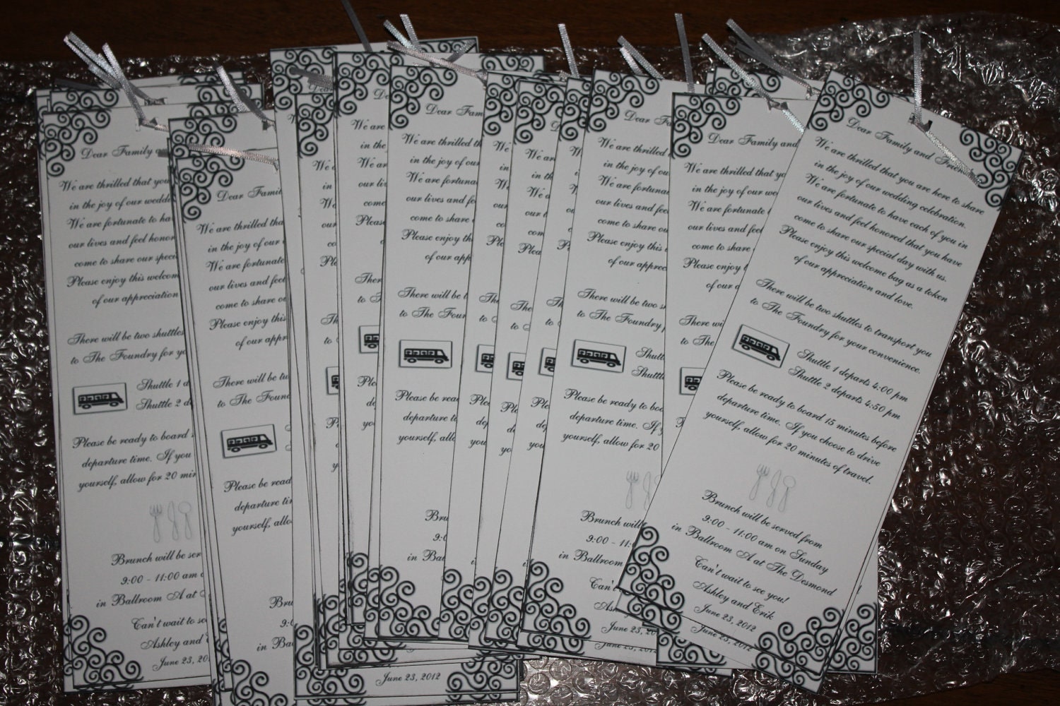 WTL72012 - Welcome note and timeline for your guests
