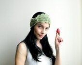 PDF crochet pattern - headband / earwarmer, retro vintage bow - DIY tutorial - Quick and easy gift