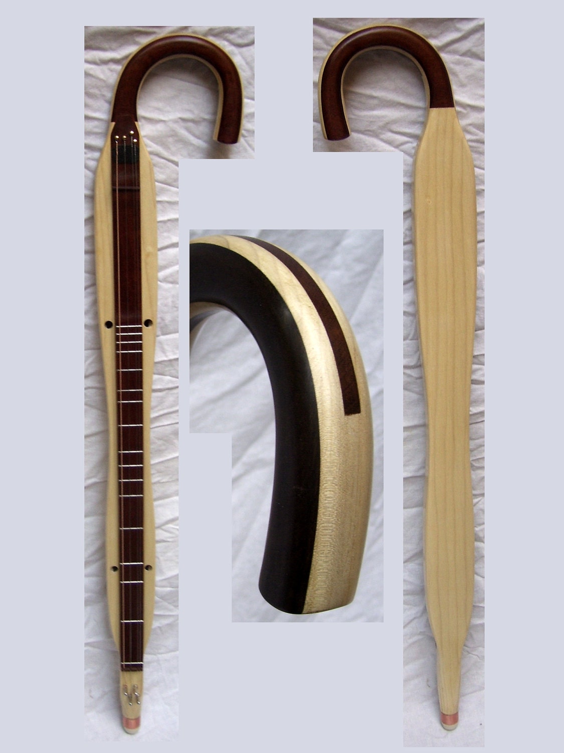 Custom Designed Walking Cane Dulcimer