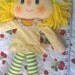 Vintage 1981 Strawberry Shortcake Lemon Meringue ragdoll cloth doll plush 16"