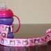 Bottle Tether, Toy Tether, Sippy Strap with Suction Cup- Hello Kitty