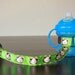 Bottle Tether, Toy Tether, Sippy Strap with Suction Cup-Monkey Print
