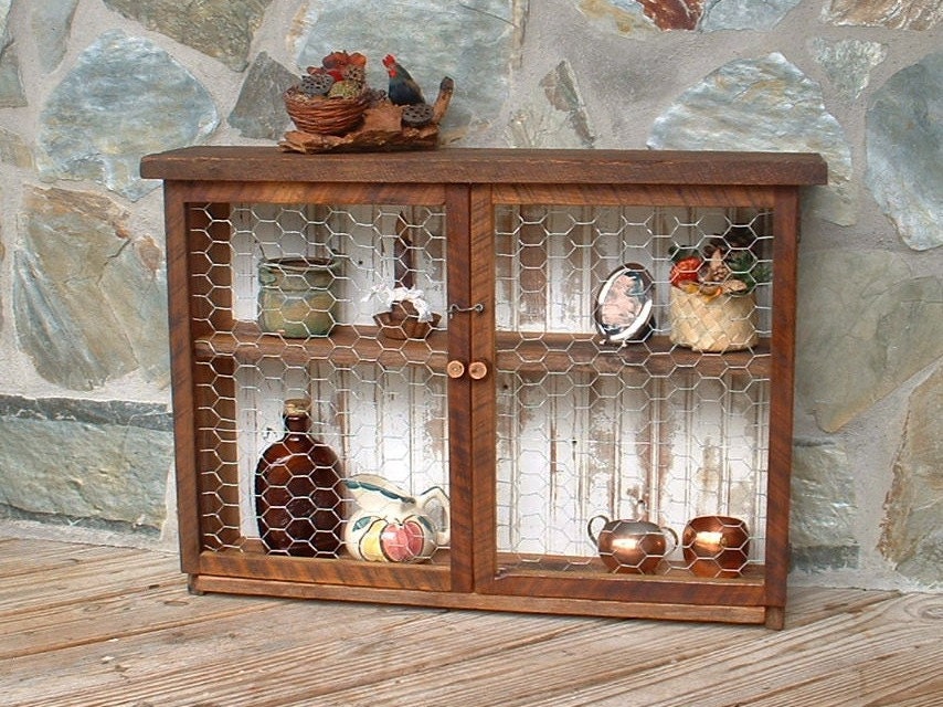 MADE TO ORDER Primitive Barnwood Cupboard