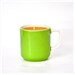 100% Pure Beeswax Candle, Apple Green Vintage Ironstone Teacup