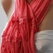 Pink  and Elegance Shawl / Scarf
