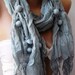 Grey -  Cotton Shawl