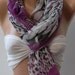 Chiffon - Purple/ Elegance - Shawl Scarf