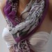 Chiffon - Purple/ Elegance - Shawl Scarf