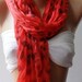 Pomegranate Flower Elegant Scarf